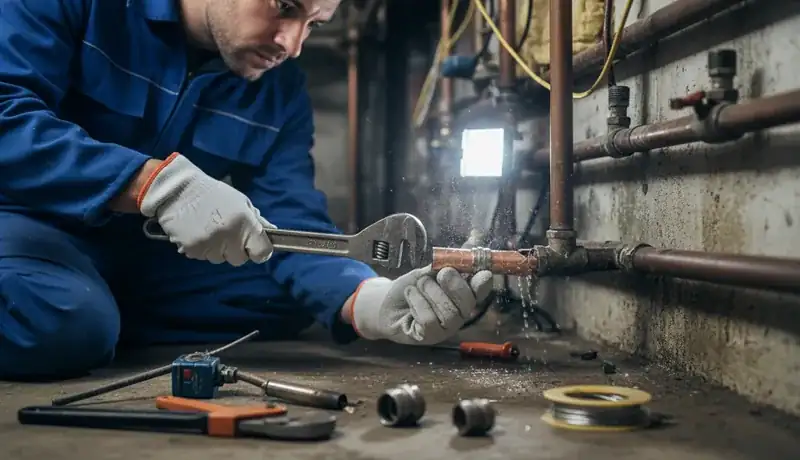 Burst Pipe Repair services in Abilene, TX.