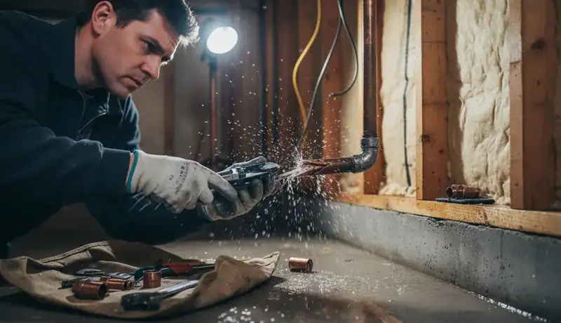 Burst Pipe Repair services in Ada, OK.