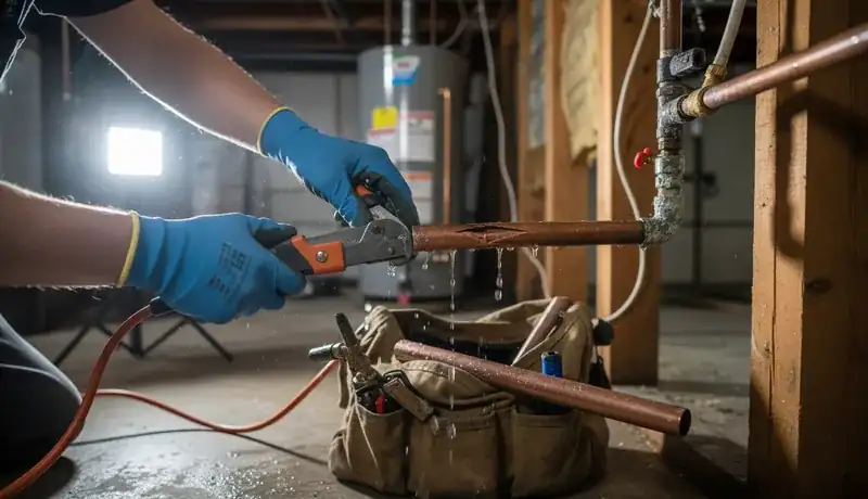 Burst Pipe Repair services in Arvin, CA.