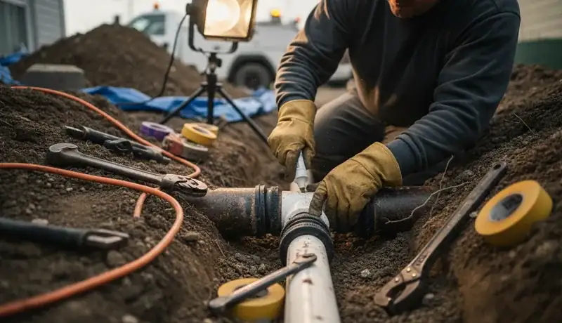 Sewer Line Repair services in Baltimore, MD.