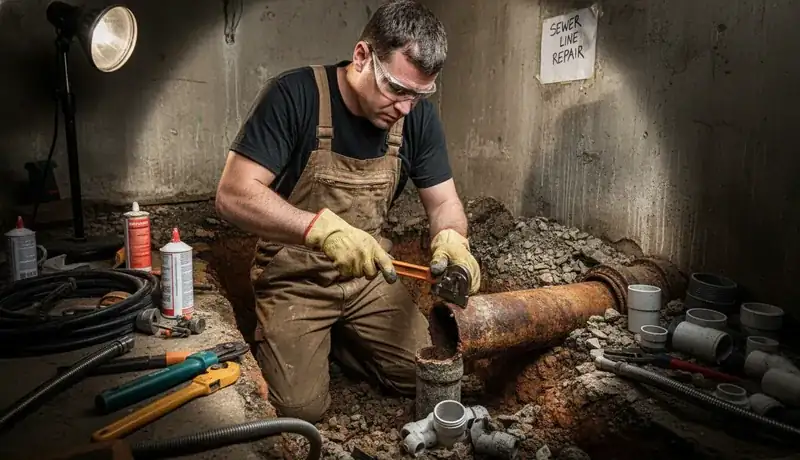 Sewer Line Repair services in Beechwood, MS.