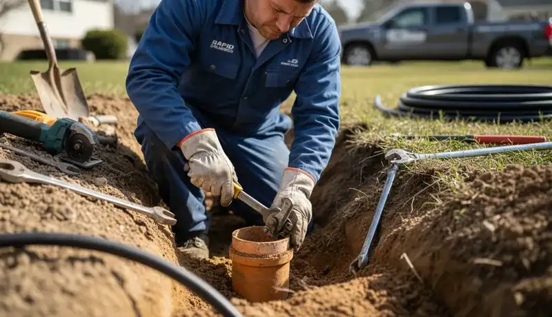 Sewer Line Repair services in Belmont, NC.