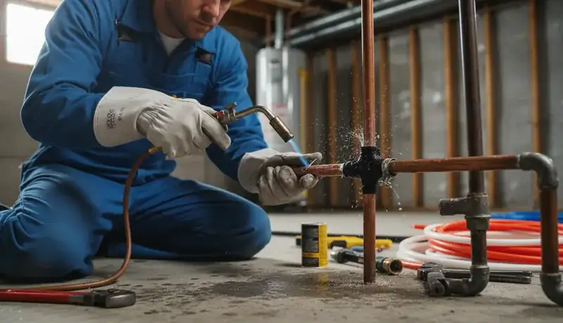 Burst Pipe Repair services in Bloomington, CA.