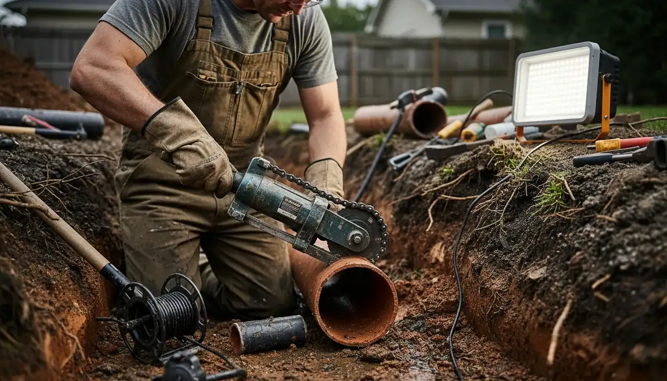 Sewer Line Repair services in Canton, MI.