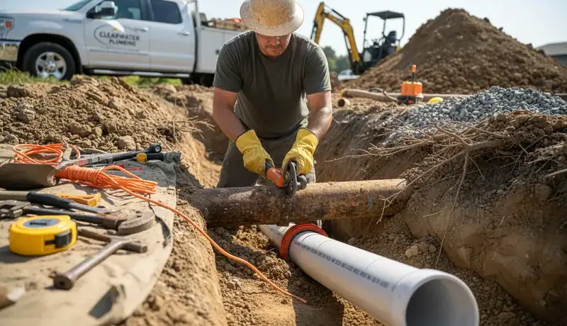 Sewer Line Replacement services in Cave Springs, AR.