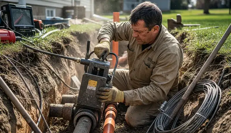 Sewer Line Repair services in Centerton, AR.