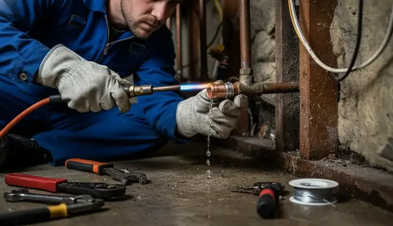 Burst Pipe Repair services in Chester, VA.