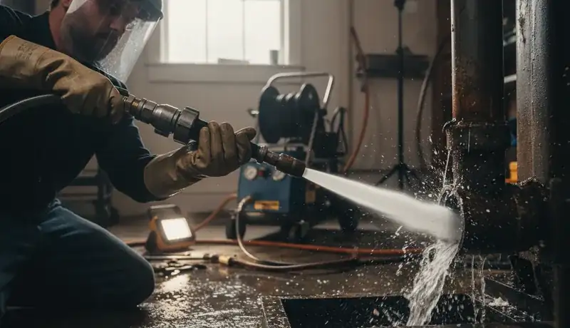 Hydro Jetting services in Chesterfield, VA.