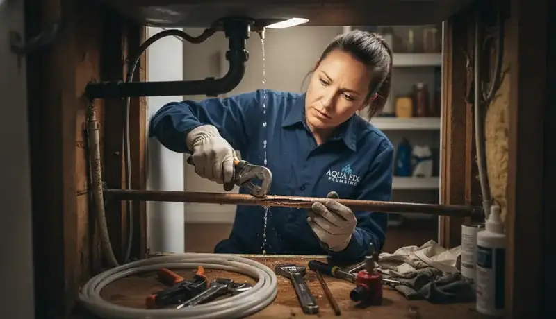 Burst Pipe Repair services in Chickasha, OK.