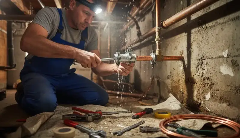 Burst Pipe Repair services in Cinnaminson, NJ.