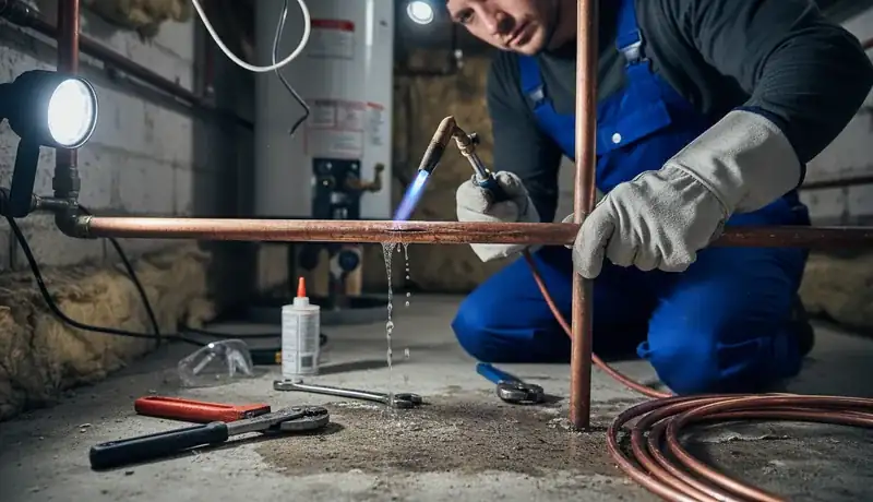 Burst Pipe Repair services in Collierville, TN.