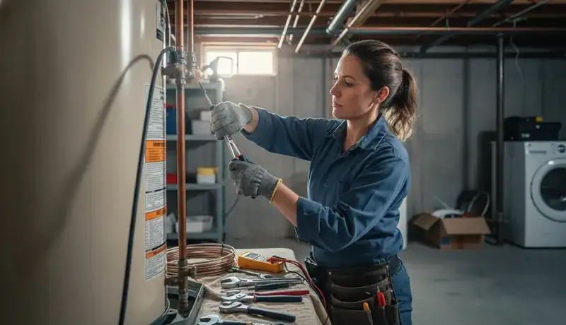 Water Heater Repair services in Conroe, TX.