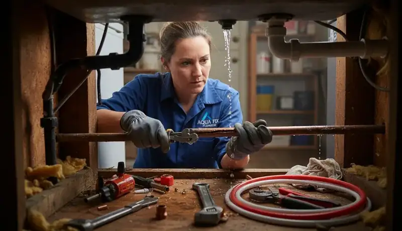 Burst Pipe Repair services in Corona, CA.
