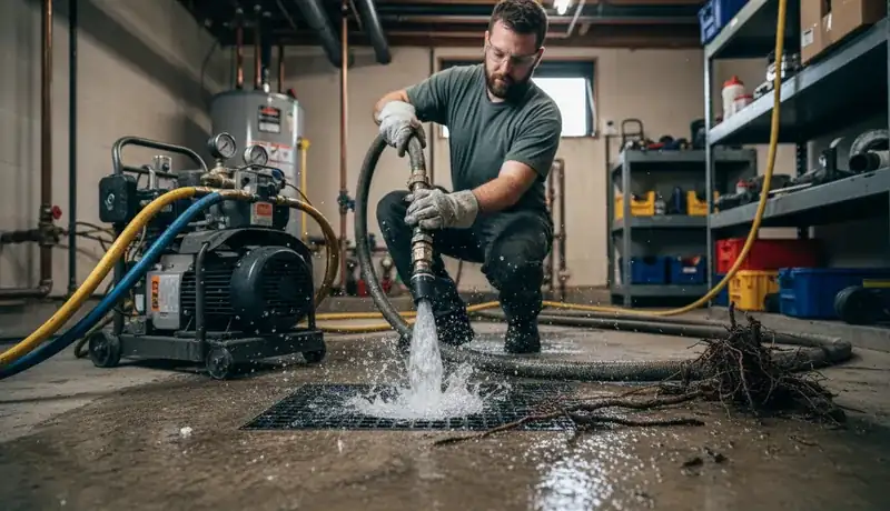 Hydro Jetting services in Des Moines, IA.