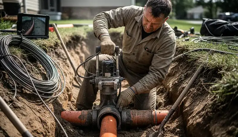 Sewer Line Repair services in East Peoria, IL.