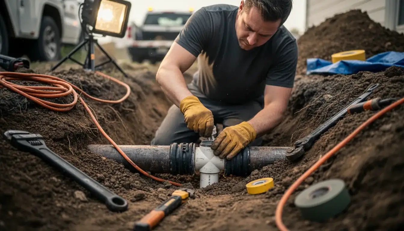Sewer Line Repair services in Elkhart, IN.
