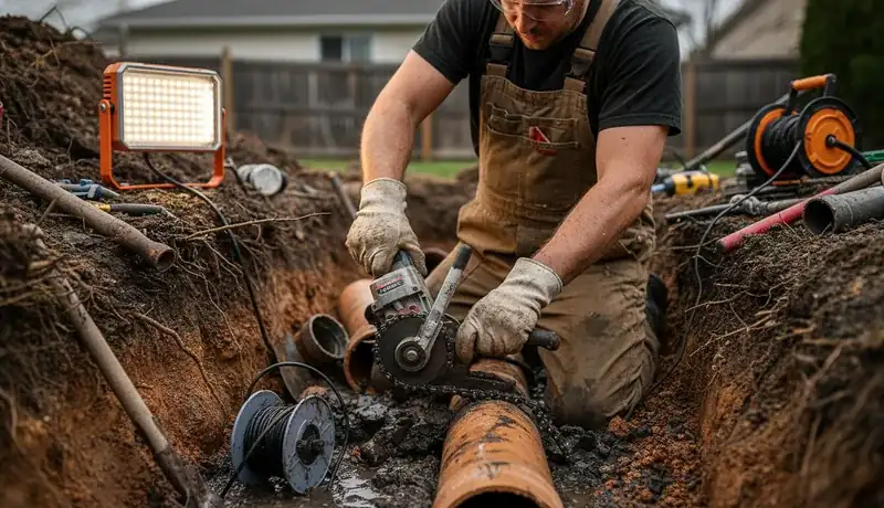 Sewer Line Repair services in Ellensburg, WA.