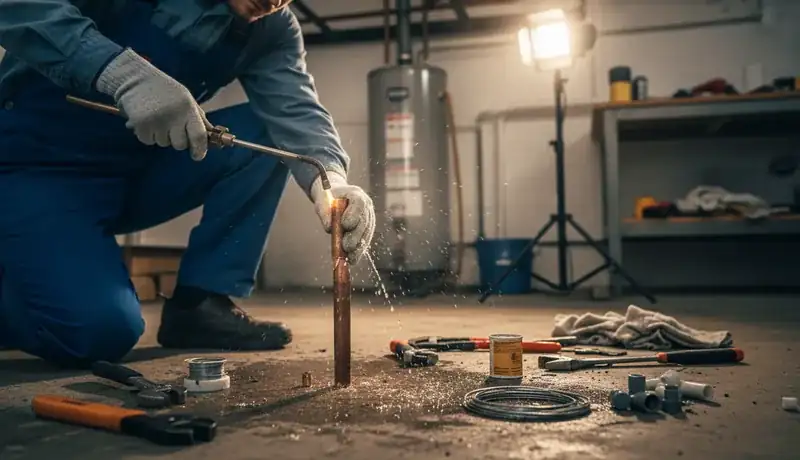 Burst Pipe Repair services in Fort Mill, SC.