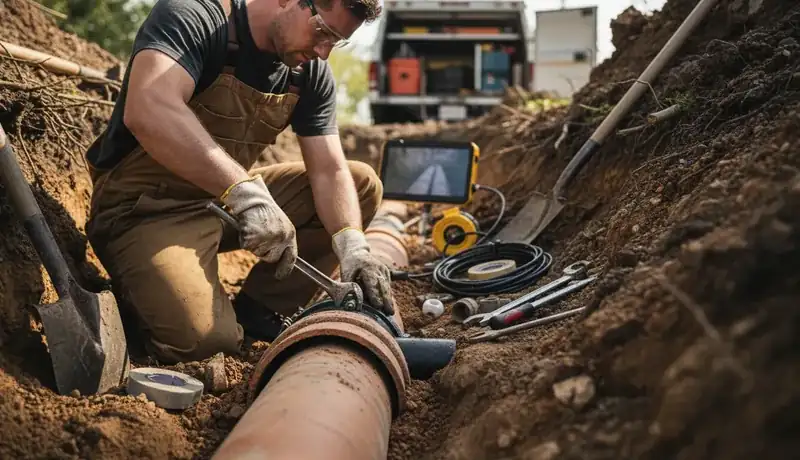 Sewer Line Repair services in Franklin Farm, VA.