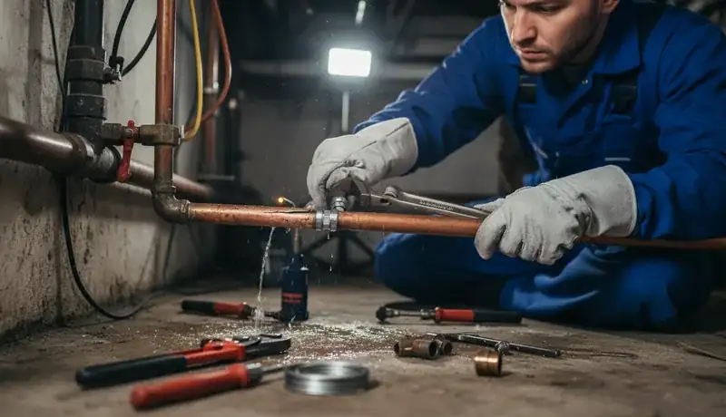 Burst Pipe Repair services in Garner, NC.