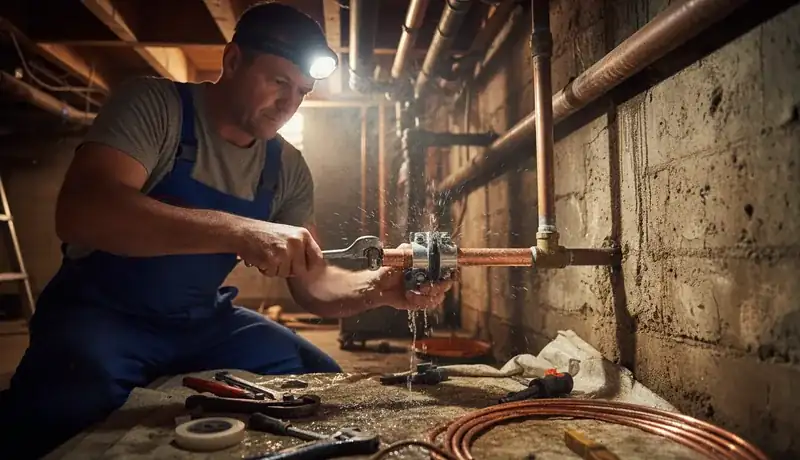 Burst Pipe Repair services in Grand Rapids, MI.