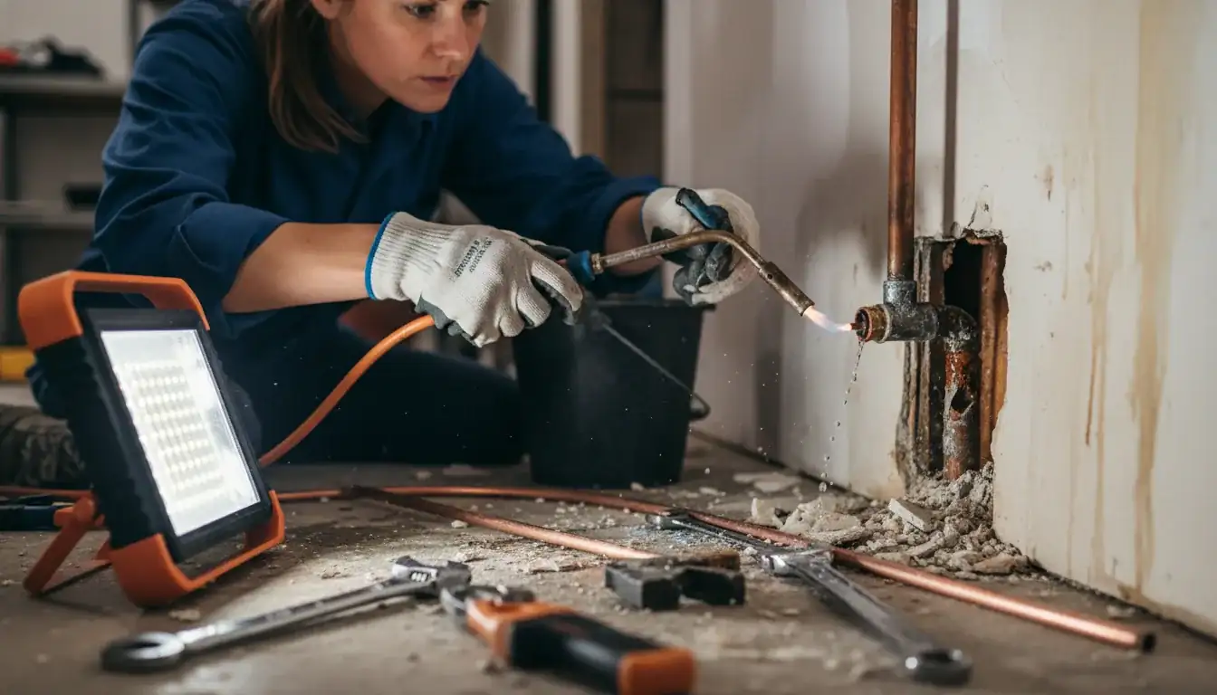 Burst Pipe Repair services in Greene, ME.