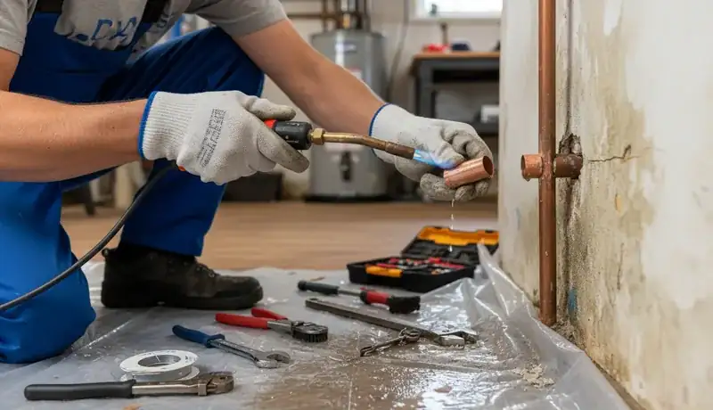 Burst Pipe Repair services in Greenville, SC.