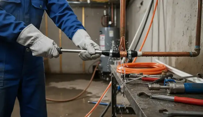Burst Pipe Repair services in Greenwood, MS.