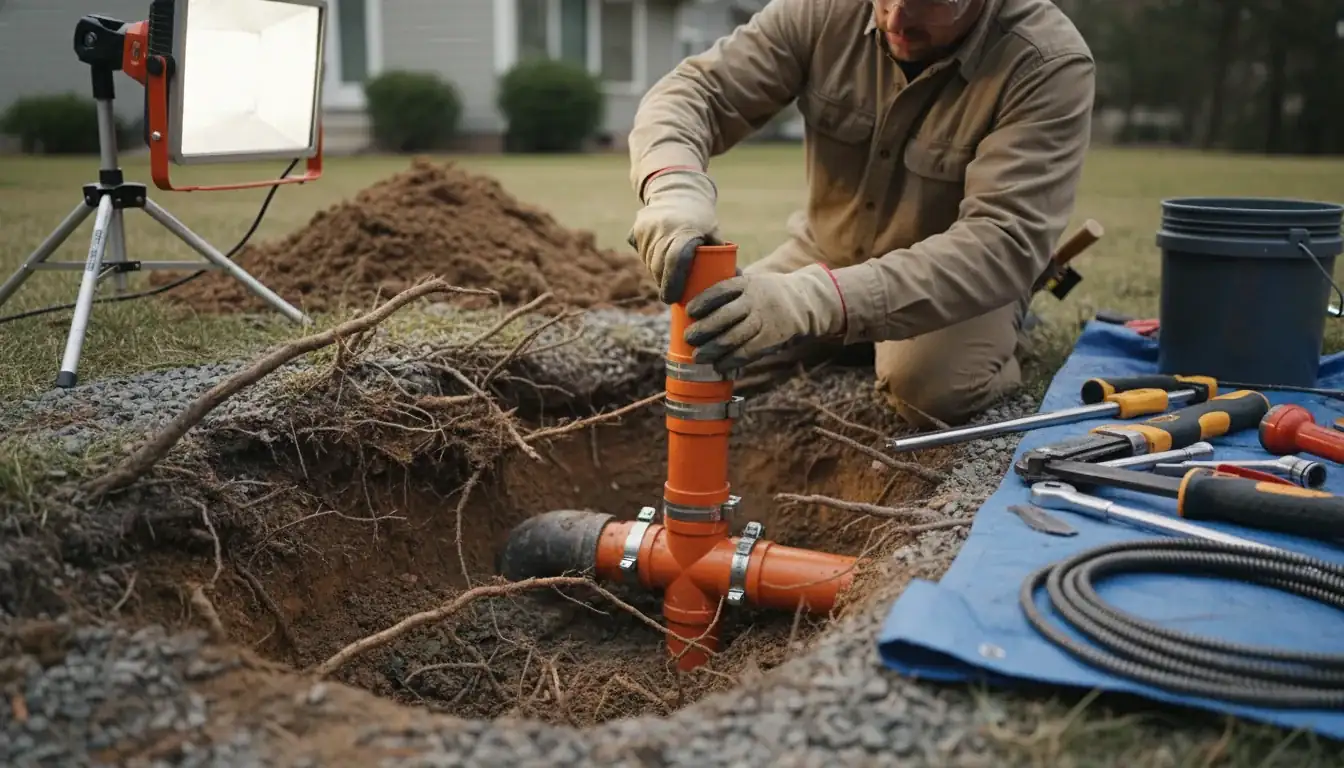Sewer Line Repair services in Hanover Park, IL.