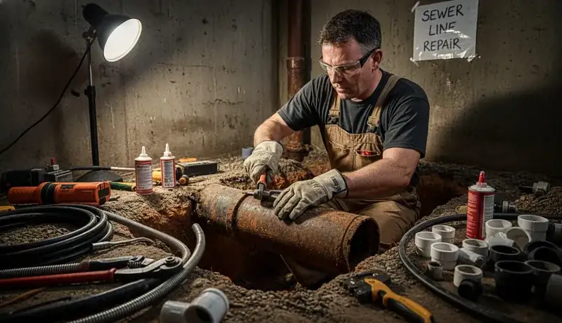 Sewer Line Repair services in Harbison Canyon, CA.