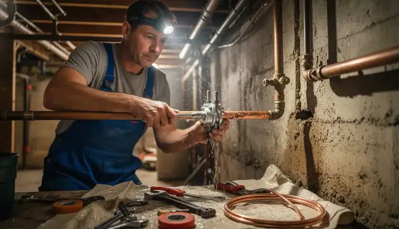 Burst Pipe Repair services in High Point, NC.