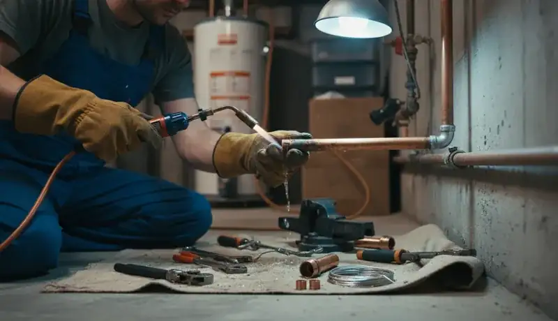 Burst Pipe Repair services in Janesville, CA.