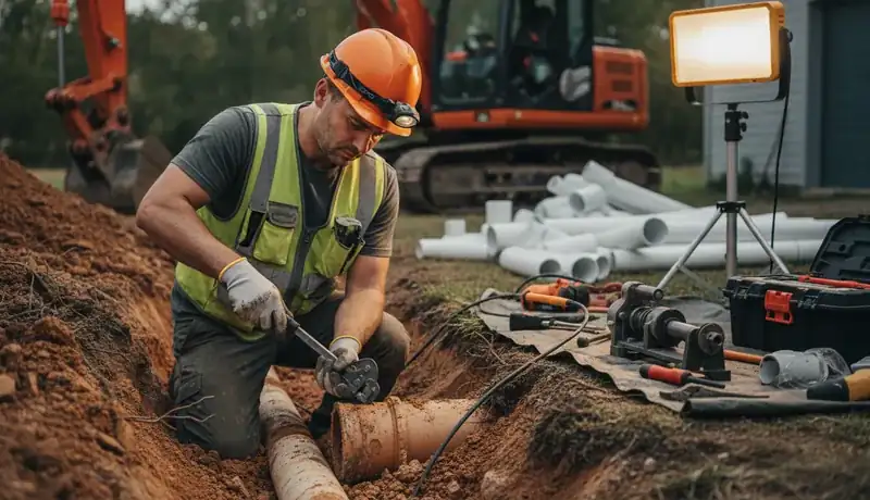 Sewer Line Repair services in Kingsland, GA.