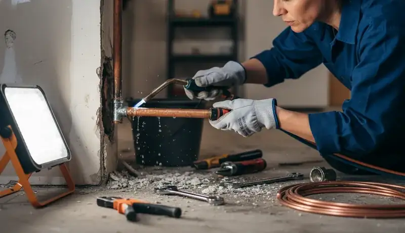 Burst Pipe Repair services in Lehi, UT.