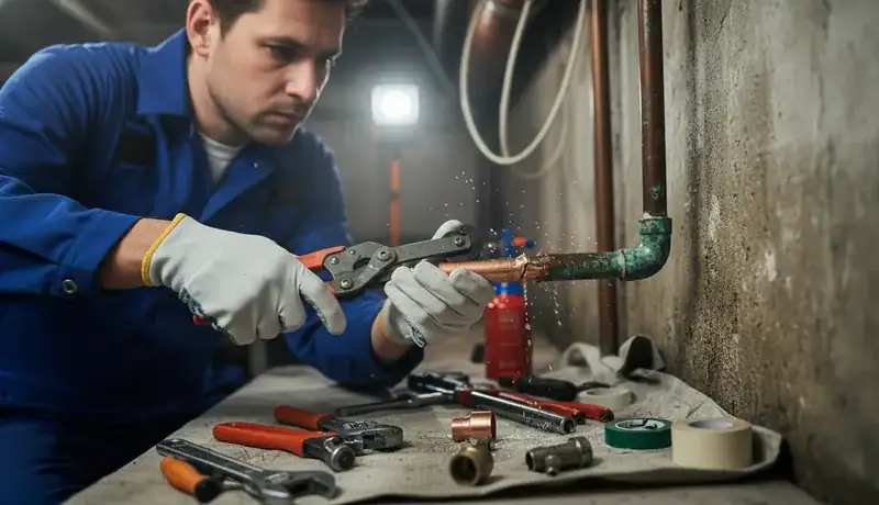 Burst Pipe Repair services in Mammoth, AZ.