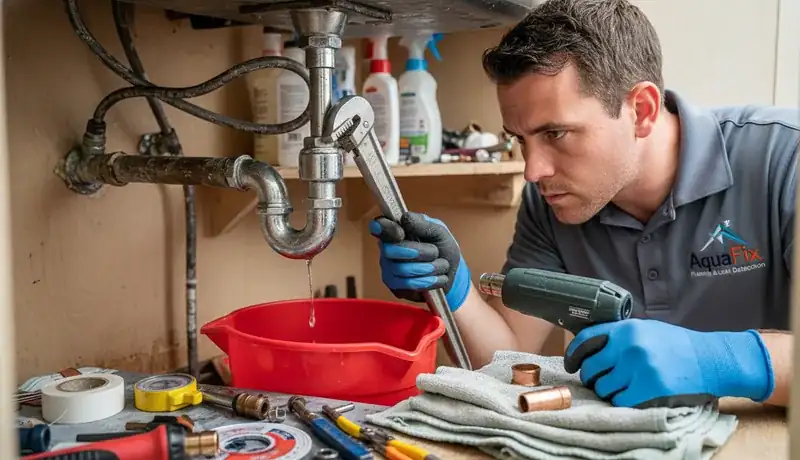 Water Leak Repair services in March ARB, CA.