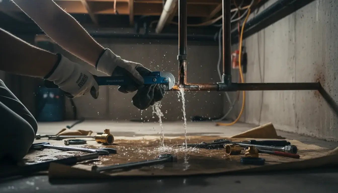 Burst Pipe Repair services in Marion, IN.