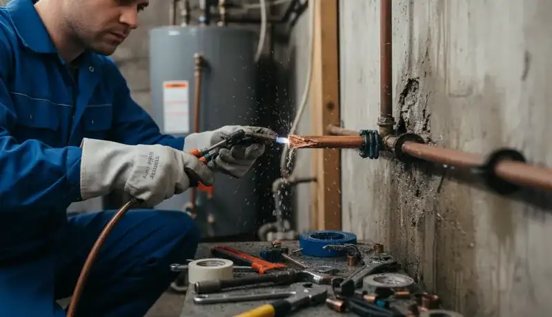 Burst Pipe Repair services in Matthews, NC.