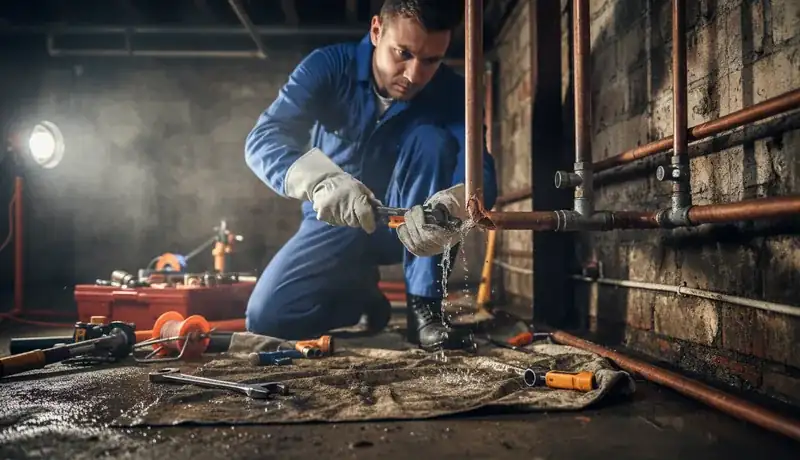 Burst Pipe Repair services in Mitchell, SD.