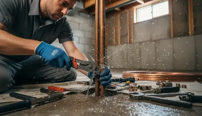 Burst Pipe Repair services in Muscle Shoals, AL.