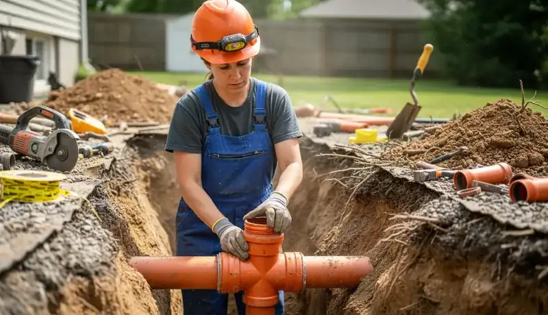 Sewer Line Replacement services in New Albany, IN.