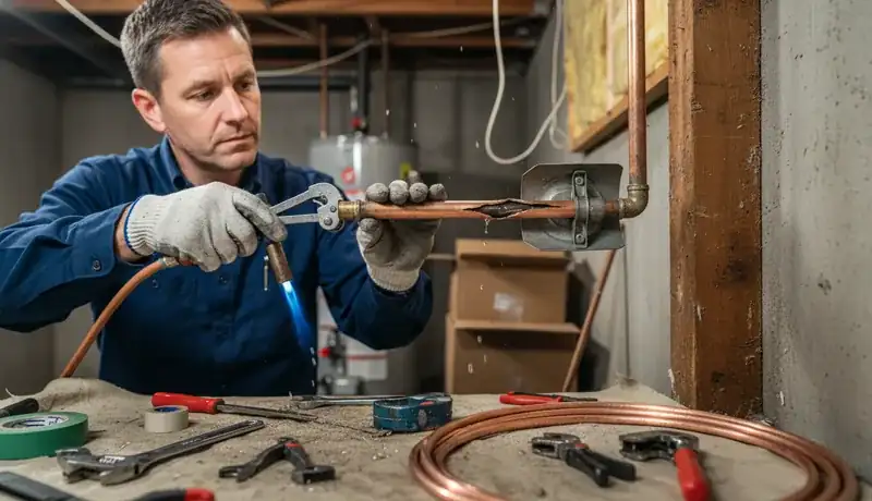 Burst Pipe Repair services in Osage, IA.