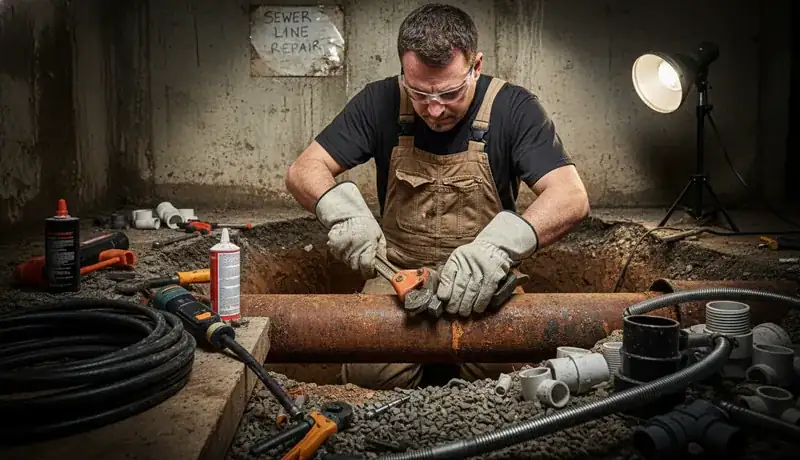 Sewer Line Repair services in Pleasant Valley, WV.