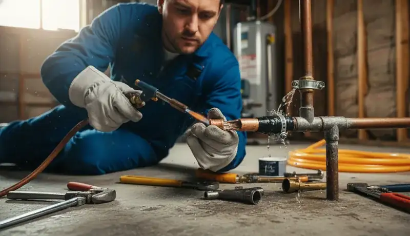 Burst Pipe Repair services in Reedsburg, WI.