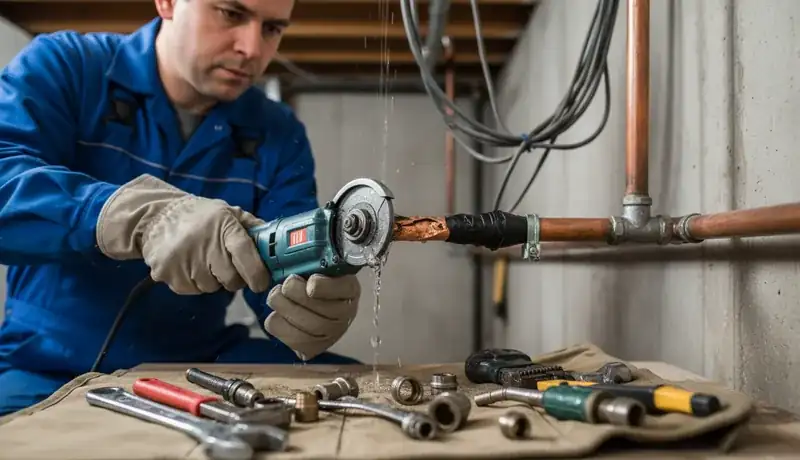 Burst Pipe Repair services in Riverside, MO.