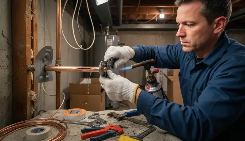 Burst Pipe Repair services in Rock Hill, SC.