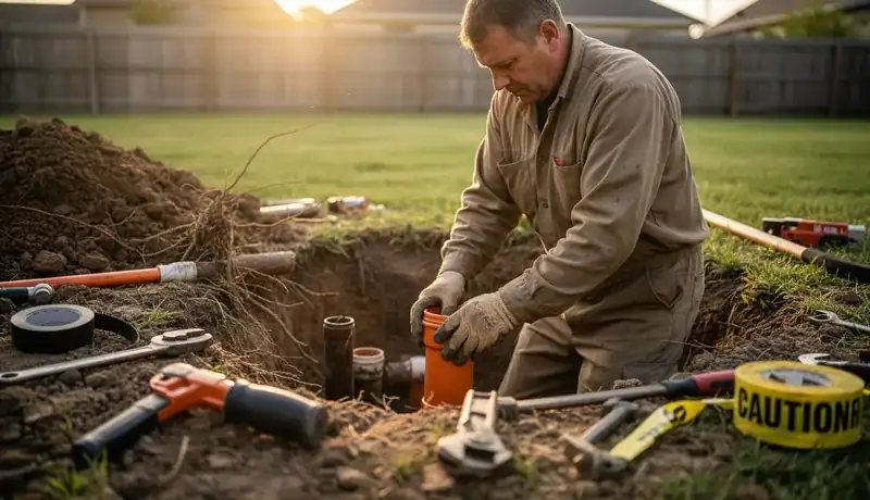 Sewer Line Repair services in Rock Hill, SC.