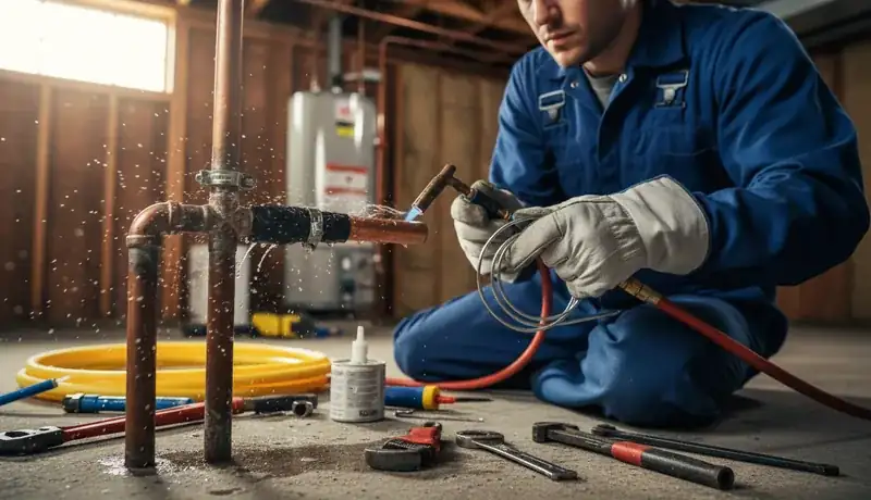 Burst Pipe Repair services in Roswell, NM.