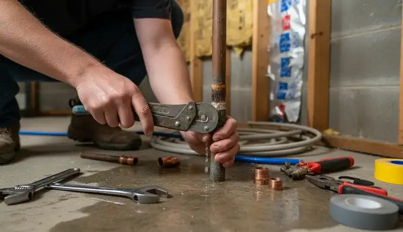 Burst Pipe Repair services in Salem Lakes, WI.