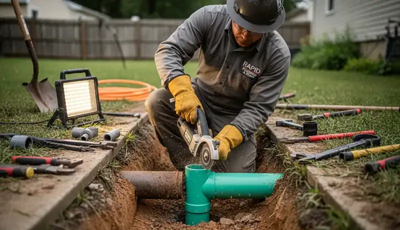 Sewer Line Repair services in Saltillo, MS.